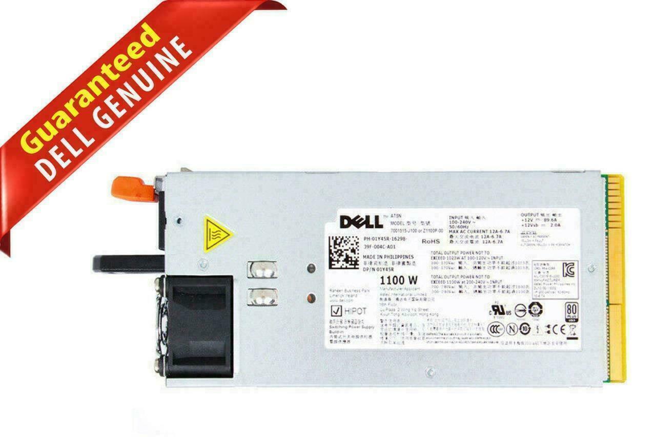 New Dell Poweredge 1100W Server power supply redundant L1100A-S0 PS-2112-2D1 1Y45R